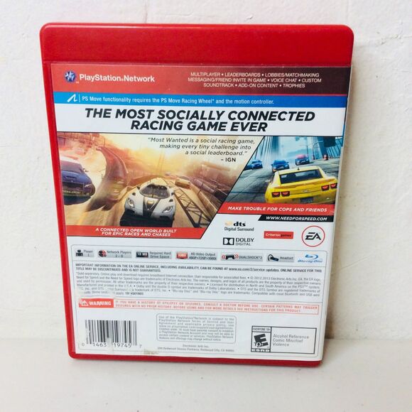 Need For Speed Most Wanted- A Criterion Game PS3 - Picture 2 of 4